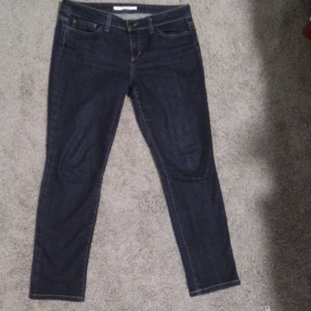Joe's Jeans Women's Cigarette Deep Indigo Jeans In Tessa wash.